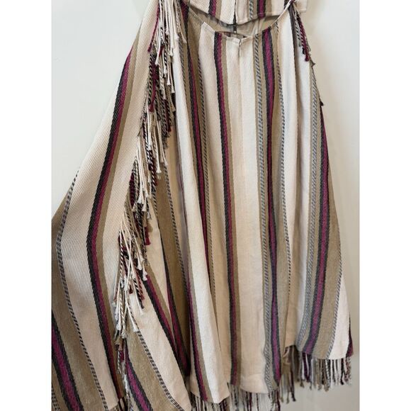 NWT Ulla Johnson Caterina Maxi Dress Positano Linen Cut Out Open Back Size 8 - Picture 9 of 15